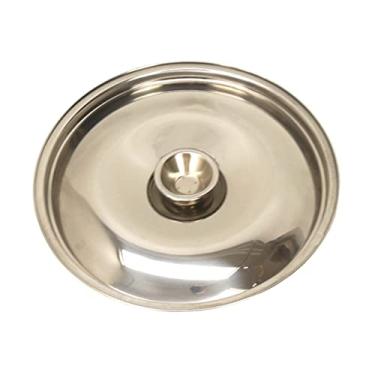 Imagem de Conjuntos de panelas tampa de panela de cozinha panela universal panela de fritura panela de aço inoxidável engrossada tampa de panela wok capa de panela de óleo (cor: D, tamanho: 18 cm)