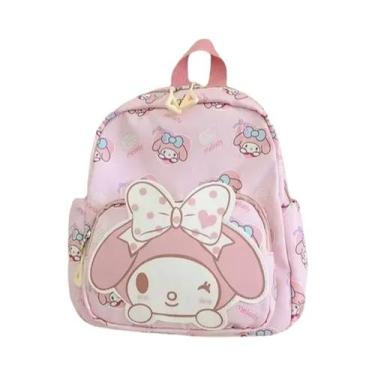 Imagem de Mochila Infantil Hello Kitty Cartoon Fofa Para Meninos E Meninas Bolsa