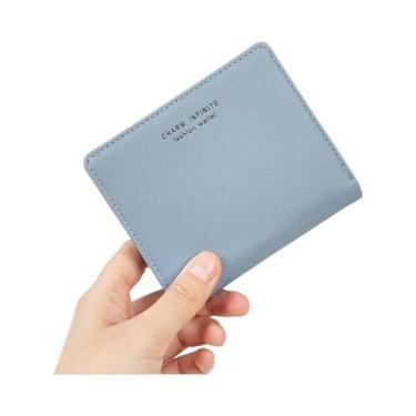 Imagem de Carteira Mini Ultra-Fina Para Mulheres, Bolsa De Cartão De Crédito Dob