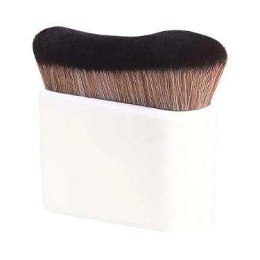 Imagem de Pincel De Maquiagem Contorno Em Forma De Onda Com Cerdas De Nylon E Ca