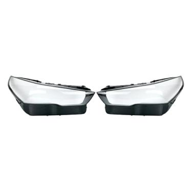 Imagem de Frente farol capa sombra abajur lente farol escudo de vidro peças reposição automóvel compatível com bmw série 5 g60 g68 2024 2025(A Pair)