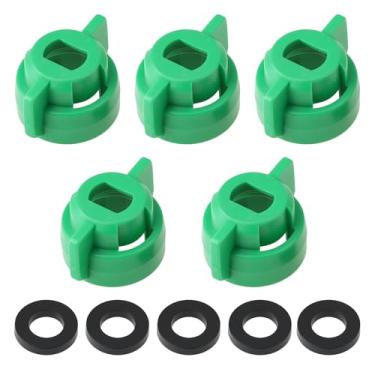 Imagem de Briny River 5 peças de tampa do bocal do pulverizador com junta para máquinas agrícolas pulverizador verde
