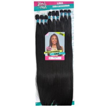 Imagem de Cabelo Liso Idêntico Ao Humano Bio Fibra 300 Gramas Entrelace - bbless