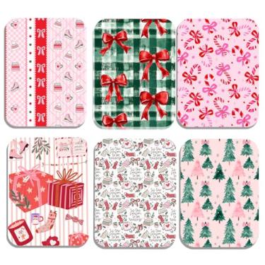 Imagem de Pacote de inserção de cartão de Natal Bookish para capa transparente Kindle 11ª e 12ª geração Paperwhite e Colorsoft, Inserção de cartolina decorativa para Kindle Pacote de capas transparentes