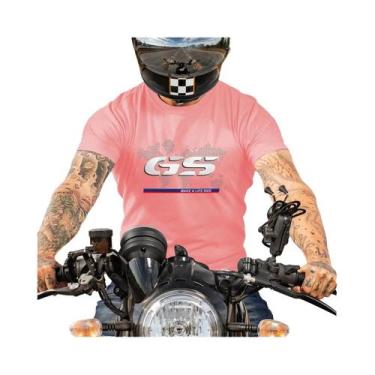 Imagem de Camisa De Algodão Unissex Oversized De Secagem Rápida Estilo Moto GS E