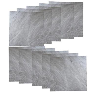 Imagem de Piso Vinilico Adesivo Impermeavel 10 Uni Marmore Falso Auto Colante De