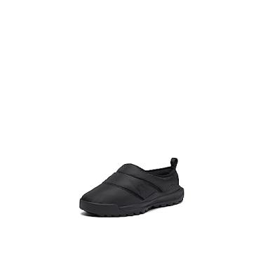 Imagem de Sorel Tênis feminino ONA™ RMX Puffy Slip-On – Palmilha têxtil removível – Estilo sem cadarço – Bico redondo, Preto/branco, 36