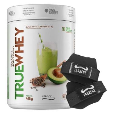 Imagem de True Whey Isolado Abacate Cacau 418g Luva - True Source-Unissex