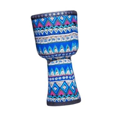 Imagem de KiBcsLic Tambor Djembe, Tambor de Mão com Alça de Ombro, Brinquedo Rítmico, Instrumento Musical de Percussão para Iniciantes, Meninos e Meninas, para