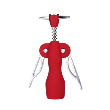 Imagem de 1 abridor de vinho e cerveja multifuncional, abridor de garrafa criativo, abridor de vinho tinto, abridor de vinho tinto doméstico (cinza)