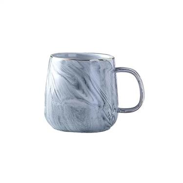 Imagem de KEG801302 Caneca de café rosa mármore criativo moderno copo de água chá presente canecas de porcelana para chá café da manhã leite Drinkware (cinza)