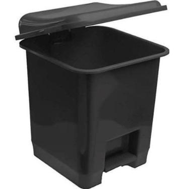 Imagem de Lixeira 14 L C/ Pedal - Preta 353