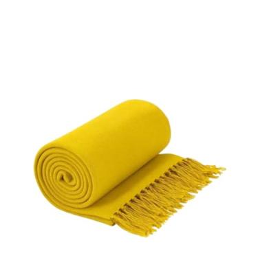 Imagem de Manta Para Sofá Luxo Gigante 2,10 x 1,20 m Tipo Capa De Sofá Protetora (Amarelo)