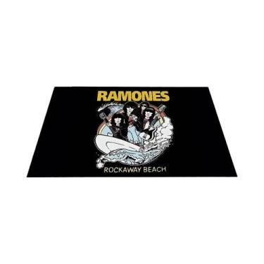 Imagem de Bandeira Ramones Em Poliéster Impressa Para Decoração De Carros, Garag