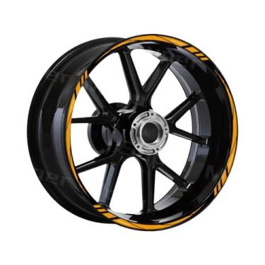 Imagem de Adesivo Refletivo Para Roda De Motocicleta, Faixa Para Cubo De Roda, D