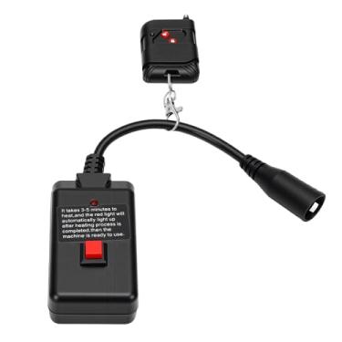 Imagem de Zopsc Design de Botões Duplos de Controle Remoto para Máquina de Neblina de 400 W 900 W 1500, Alcance Efetivo de 46 Pés, Controlador Sem Fio de 315 MHz Com XLR de 3 Pinos