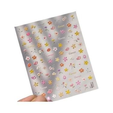 Imagem de Adesivos De Unha Kawaii Mini 5D Com Diamantes E Laços Japoneses Para A