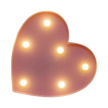 Imagem de Luz Noturna LED De Letras E Números De 16cm Para Decoração De Casa, Ca