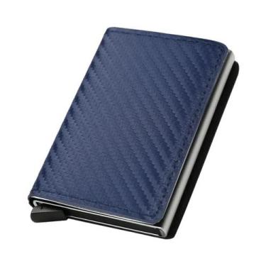 Imagem de Porta-cartões De Crédito RFID Slim Para Homens E Mulheres, Carteira Mi