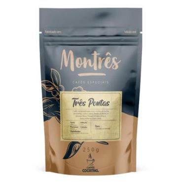 Imagem de Café Especial Montrês Três Pontas, Torrado em Grãos - 250g