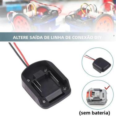 Imagem de Conector De Cabo De Bateria Li-ion 18V Makita, Adaptador De Saída Para