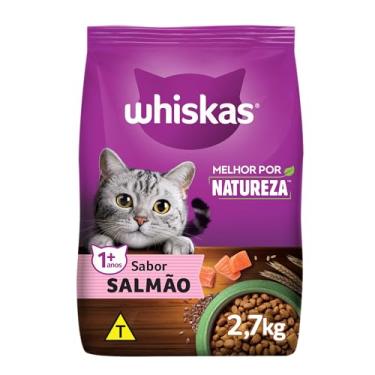 Imagem de whiskas Ração Whiskas Melhor Por Natureza Salmão Gatos Adultos 2 7 Kg