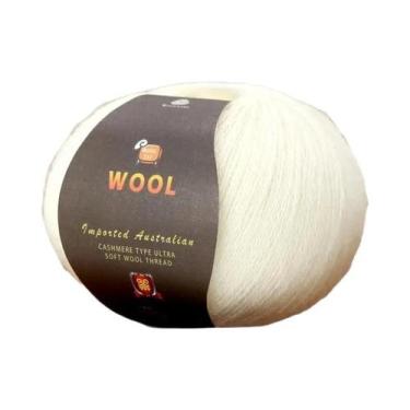 Imagem de Grande Pacote De 500g De Lã Fina De Cashmere Para Tricô Artesanal DIY,