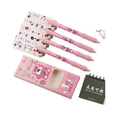 Imagem de Conjunto De Canetas Gel Apagáveis De Desenho Animado Fofo (Capivara E 