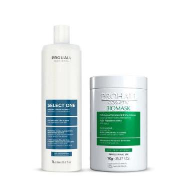 Imagem de Kit Select One 1L, Máscara Biomask 1kg - Prohall Professional