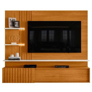 Imagem de Painel Suspenso Tv 65 Pol 3p 200 Cm Atena Madetec Cinamomo Off White