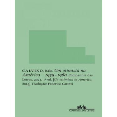 Imagem de Livro - Um otimista na América - Companhia das Letras