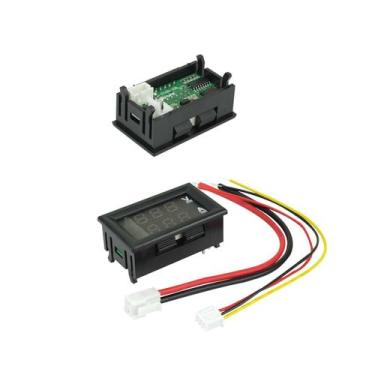 Imagem de Módulo Voltímetro Amperímetro Led Digital - Roxo