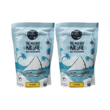 Imagem de Kit Sal Marinho Fino Integral de Mossoró Sem Antiumectante - BR Spices