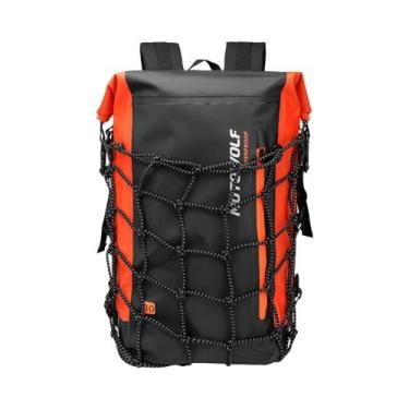 Imagem de Mochila Impermeável Unissex Para Motocicleta, Bolsa Para Capacete Inte