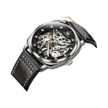 Imagem de Relógio Mecânico Automático De Moda Masculina À Prova d'Água Luminoso 