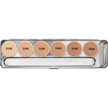 Imagem de Dermacolor camouflage creme paleta profissional 6 cores tom d1w d6w ma