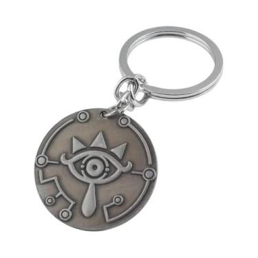 Imagem de Chaveiro Hylian Shield Breath of the Wild Majora's Mask Triforce Para 