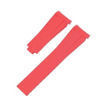 Imagem de Pulseira De Borracha À Prova d'Água De 20mm Para Rolex Série Ghost Day