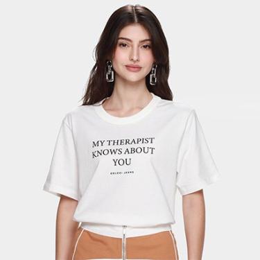 Imagem de Camiseta Colcci Jeans Casual Feminina-Feminino