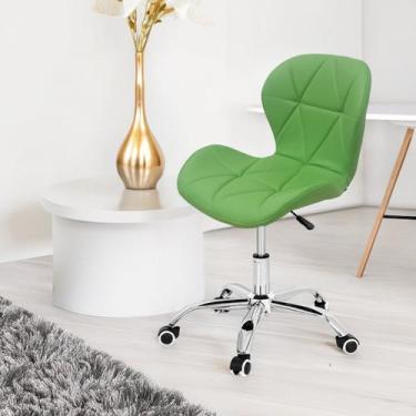 Imagem de Cadeira Escritório Slim Vegas Base Giratória Estofada - DkadiDecor, Ve