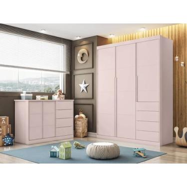 Imagem de Jogo de Quarto Completo Pérola Rose - Phoenix Baby