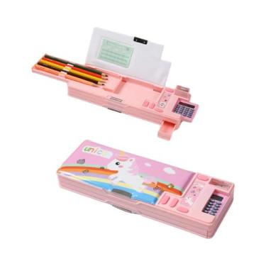 Imagem de Estojo De Papelaria Multifuncional Com Fechadura Inteligente Para Meni