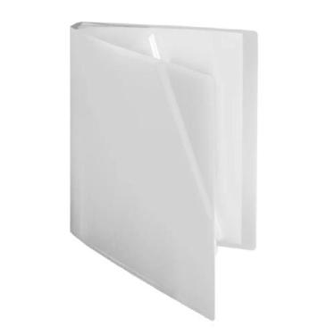 Imagem de Pasta Catálogo Organizadora Papel A4 Escola Escritório Trabalho CINZA 