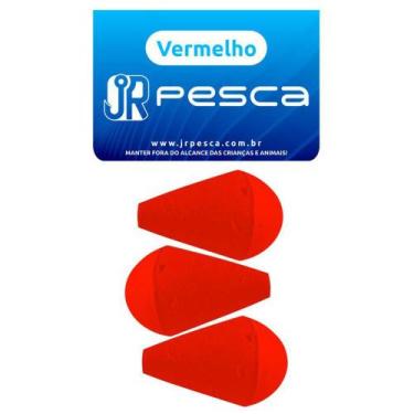 Imagem de Boia Lambari Vermelha Nº06 c/ 3 un - JR Pesca