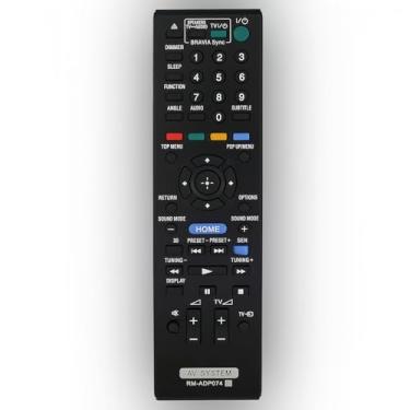 Imagem de Controle remoto de substituição adequado para Sony RM-ADP074 HBD-E370 HBD-F500 Blu-ray DVD Home Theater AV System