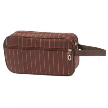 Imagem de Necessaire Masculino Estojo De Viagem Organizador Unissex Com Zíper Li