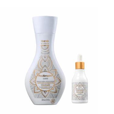 Imagem de Kit Milenar Oil Marroquinos Shampoo 300ml e Elexir 75ml - Amend