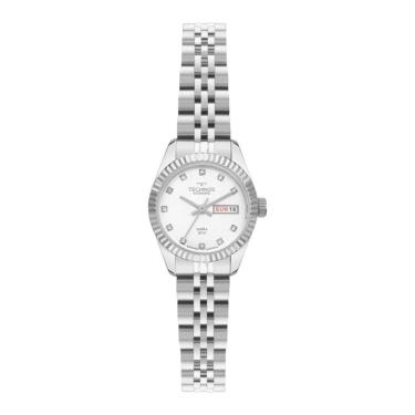 Imagem de Relógio Technos Feminino Ref: Nh06ad/1k Automático Prateado