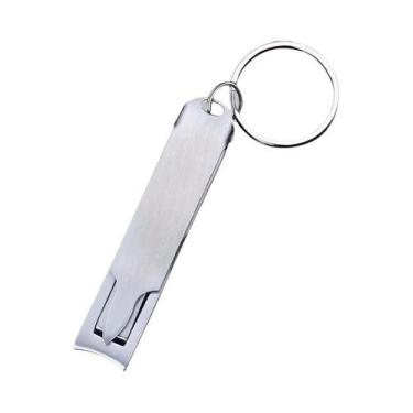 Imagem de Cortador De Unhas Portátil Ultra-Fino E Dobrável Em Aço Inoxidável, Fe