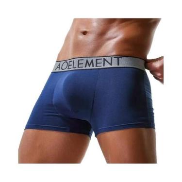 Imagem de Cuecas Boxer Masculinas Antideslizantes Com Bolsa Escrotal Convexa Em 